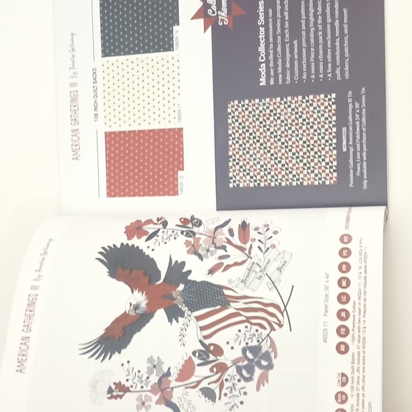 3/$15 Paper Crafting Moda Piece Fabric Catalog - Picture 3 of 16